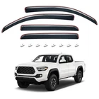 Joytutus In-channel Rain Guards Compatible With 2016-2023 Tacoma Double Black New. Price: $57.31.