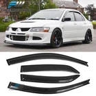 Fits 02-07 Mitsubishi Lancer Slim Style Window Visors Rain Sun Guard Deflector New. Price: $28.99.