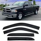 Window Visors Rain Guards Vent Deflectors For 09-18 Dodge Ram 1500 Crew/mega Cab New. Price: $65.98.