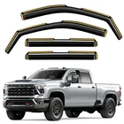 In-channel Window Rain Guards Fit For Chevy Silverado & Gmc Sierra 2500HD/350... New. Price: $72.39.