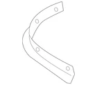 Genuine Audi Spoiler 8J0-807-548-A New. Price: $31.92.