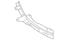 Genuine Audi Stone Deflector 4M0-853-888-F New. Price: $98.38.