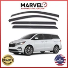 For Kia Sedona Carnival 2021-2025 Black Window Visor Rain Guard Deflectors New. Price: $31.90.
