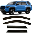 For Toyota 4RUNNER 2025-2026 Tape On Tinted Window Visors Deflectors Rain Guards New. Price: $55.45.