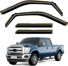 In-channel Window Rain Guards Fit Ford F250-F550 2017-2025 Supercrew Cab Ext New. Price: $76.69.