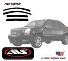 2007-2014 Cadillac Escalade Ext Avs Window Vent Visors Rain Guard Deflector 4PC. New. Price: $112.78.