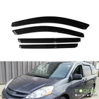 Black Window Visors Vent Rain Guard Deflector For Toyota Sienna 2004-08 2009 New. Price: $24.33.