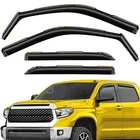 Sun Rain Visors Wind Guards For 2007-2021 Toyota Tundra Crewmax New. Price: $58.99.