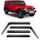 Voron Glass Tape-on Extra Durable Rain Guards For Jeep Wrangler 2007-2018, Wi... New. Price: $90.71.