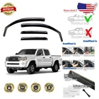 Tacoma 05-15 Double Cab In-channel Window Deflectors Uv Scratch-resistant 4PC New. Price: $113.39.