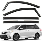 Smoke Tinted Visors For Sienna 2011-2020 Easy In-channel Installation New. Price: $102.89.
