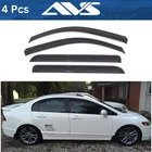 Avs Vent Visors Rain Guards For 2006-2011 Honda Civic Sedan Window Deflectors New. Price: $118.75.