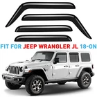 Rain Guards Vent Visors Shade For 2018-2026 Jeep Wrangler Jl New. Price: $52.49.
