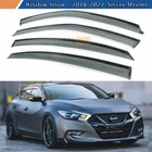 For 2016-2023 Nissan Maxima Black Trim Smoke Tinted Window Visors Rain Guards New. Price: $42.99.