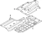 Genuine Bmw Floor Pan Splash Shield 51-75-9-881-274 New. Price: $82.30.