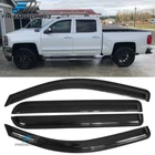 Fit 14-19 Chevy Silverado Gmc Sierra Crew Cab Window Visors Rain Deflector New. Price: $30.99.
