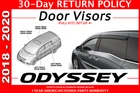 Genuine Oem Honda 2018 2025 Odyssey Door Set (08R04-THR-102) New. Price: $268.88.