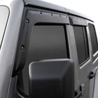Jeep Gladiator 20-25 Window Visors Tape-on Formfit Textured Black Front & New. Price: $140.00.