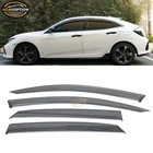 Fits 17-21 Honda Civic 10TH Gen X HB5 Smoke Acrylic Window Visors Sun Deflector New. Price: $29.99.