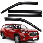 Tape-on Window Visor Rain Guard Deflector For 2020-2025 Toyota Highlander New. Price: $43.99.