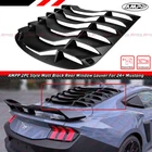 24-25 Ford Mustang Ampp 2PC Matte Black Rear Window Windshield Louver Cover New. Price: $132.99.