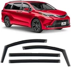 Sun Rain Visors Wind Guards For 2021-2026 Toyota Sienna Shatterproof New. Price: $59.99.