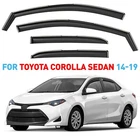 Rain Guards Vent Visors Shade For 2014-2019 Toyota Corolla New. Price: $62.99.