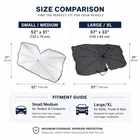 Umbrella Windshield Sun Shade Visor Ford Bronco 80-96 Uv Heat Block New. Price: $17.92.