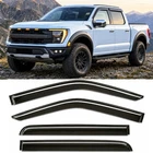 Tinted Window Visors Deflectors Rain Guards Ford F-150 Supercrew 2015-2026 New. Price: $54.12.