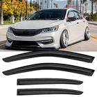4PCS For 2013-2017 Honda Accord Seden Window Visor Sun Rain Guard Vent Deflector New. Price: $21.00.