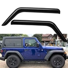 Tape-on Mount Window Vent Visor Rain Guard Fit 2020-2025 Jeep Gladiator Crew Cab New. Price: $39.99.