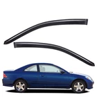 Tape-on Window Vent Visor Rain Guard Fits 2001-2005 Honda Civic Coupe 2-DOORS New. Price: $39.97.