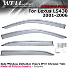 Wellvisors For Lexus LS430 01-06 Side Clip On Window Deflectors New. Price: $88.99.