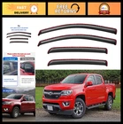 In-channel Window Visors Rain Guards For 2015-2022 Chevy Colorado & Gmc Canyon New. Price: $73.99.