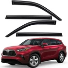 Tape-on Window Visors Sun Rain Guards Vent Shade For 2020-2025 Toyota Highlander New. Price: $43.92.