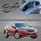 For Honda Accord 2008-2012 In-channel Window Vent Visor Sun Guard Rain Deflector New. Price: $49.99.
