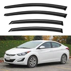 Window Visors Rain Guards For 2011-2016 Hyundai Elantra Sedan, Out-channel New. Price: $22.00.