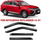 Rain Guards Vent Visors Shade For Mitsubishi Outlander 14-21 Shatterproof New. Price: $62.99.