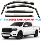 Rain Guards Vent Visors Shade For 2019-2026 Dodge Ram Crew Cab New. Price: $62.99.