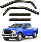 In-channel Window Rain Guard Fit 2015-2020 Ford F150 Supercrew & F250-F New. Price: $76.78.
