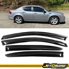 Fits 08-14 Dodge Avenger Acrylic Window Visors Rain Sun Guard Deflector 4PC Set New. Price: $27.86.