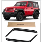 Window Visors For 2007-2018 Jeep Wrangler Jk 2-DOOR Rain Guards 2PC New. Price: $34.30.