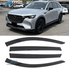 Fits 2025-2026 Mazda CX-70 & 2024-2026 CX-90 Tape-on Window Visors Rain Guards New. Price: $49.99.
