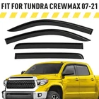 Rain Guards Vent Visors Shade For 2007-2021 Toyota Tundra Crewmax New. Price: $47.24.