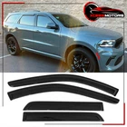 Fits 11-26 Dodge Durango Acrylic Window Visors Sun Rain Guard Deflectors 4PCS New. Price: $27.99.