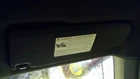 Passenger Sun Visor Without Illumination Hatchback Black Fits 12-19 Beetle 94194 Used. Price: $84.00.
