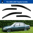 Acrylic Window Visors FOR1993-1997 Toyota Corolla Vent Rain Sun Guards New. Price: $39.99.