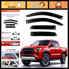 Kpy Rain Guards Fit For 2024-2026 Toyota Tacoma Double Cab, Out-channel Window V New. Price: $77.99.