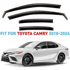 Rain Guards Vent Visors Shade For 2018-2024 Toyota Camry Sedan New. Price: $62.99.