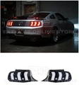 Eos Clear Tinted Rear Tail Lights S650 Euro Sequential Signal For Mustang 10-14 New. Price: $299.98.